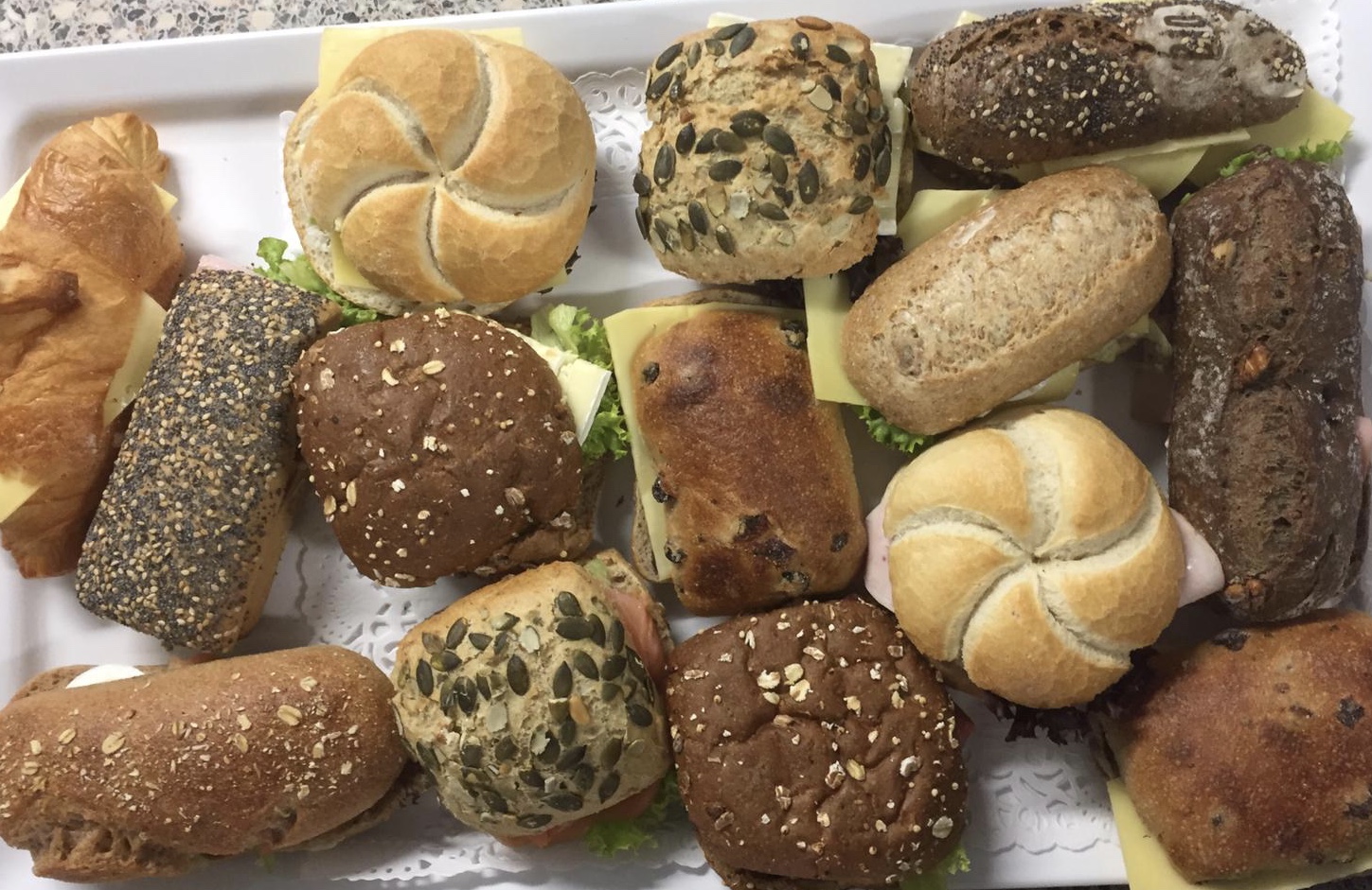 broodjes ontbijt, lunch en brunch