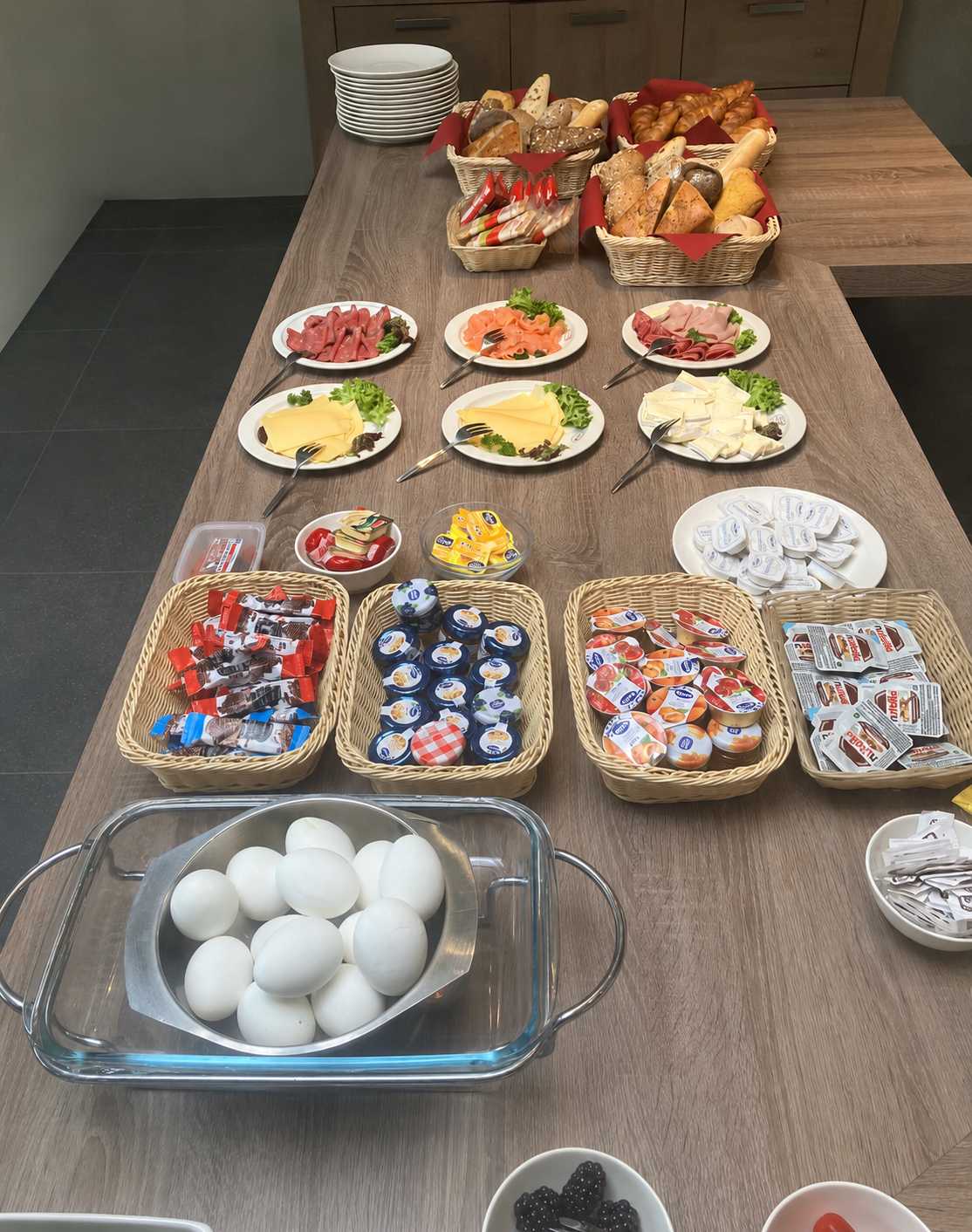 Foto van een lunchbuffet