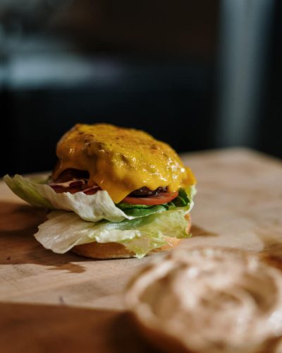 hamburger bbq